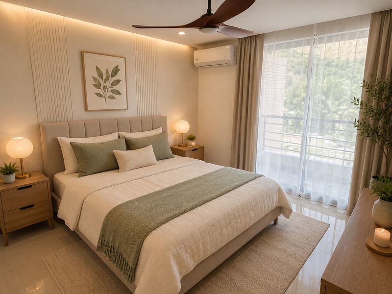Segunda habitación con aire acondicionado nuevo
